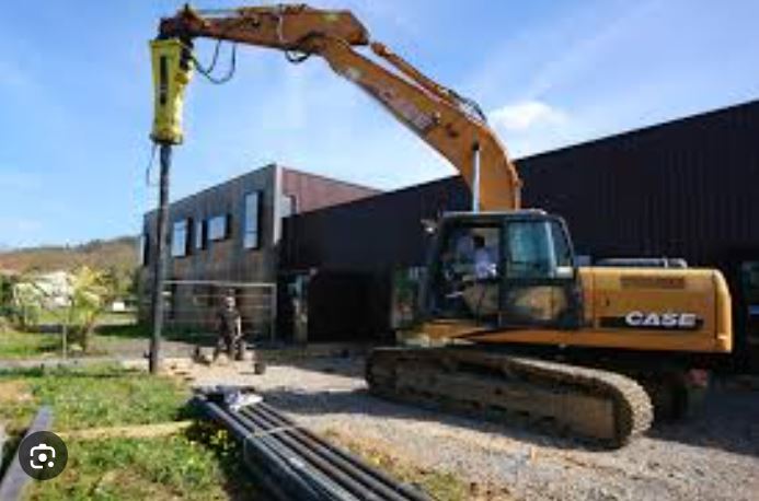 Micropieux et pieux battus - fondation spéciale pour maison et bâtiment activité, bureau, agricole, industriel et public